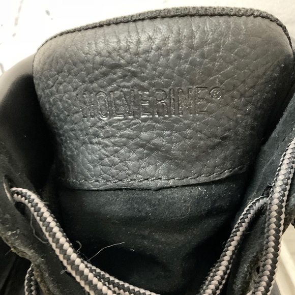 New! Wolverine Black Steel Toe Leather Work Boots Shoes F2413-18 Mens Size 11.5 - Picture 9 of 9